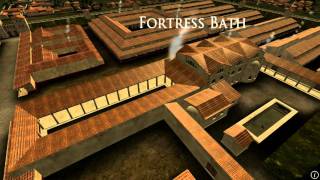 Animation of ancient Roman Fort in Caerleon Wales [upl. by Burk]