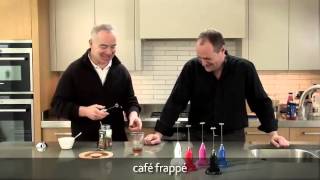 How to make a frappé coffee using an aerolatte milk frother [upl. by Marya]