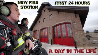 First 24 Hours in a New Fire Station  A Day in the Life [upl. by Yetty408]