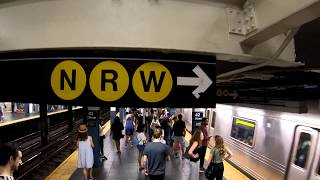 ⁴ᴷ The Busiest NYC Subway Station Times Square–42nd StreetPort Authority Bus Terminal [upl. by Kcirredal370]