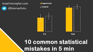 Ten Statistical Mistakes in 5 Min [upl. by Knowlton]