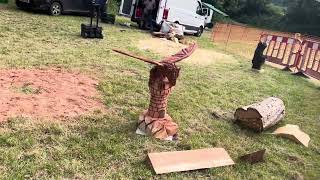 A fabulous range of wooden sculpture at Caerleon festival 2024 [upl. by Acyre]