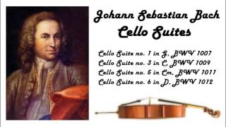 Johann Sebastian Bach  Cello suites in 432 Hz great for reading or studying [upl. by Ciro]