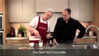 How to make a hot chocolate using an aerolatte milk frother [upl. by Ysle]