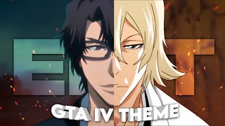 Aizen x Urahara  GTA IV Theme Edit [upl. by Forcier686]